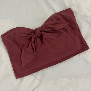 BOW TUBE TOP ABERCROMBIE WOMENS
